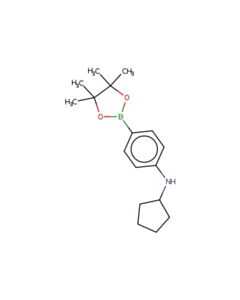 Astatech N-CYCLOPENTYL-4-(TETRAMETHYL-1,3,2-DIOXABOROLAN-2-YL)ANILINE; 1G; Purity 95%; MDL-MFCD26383468